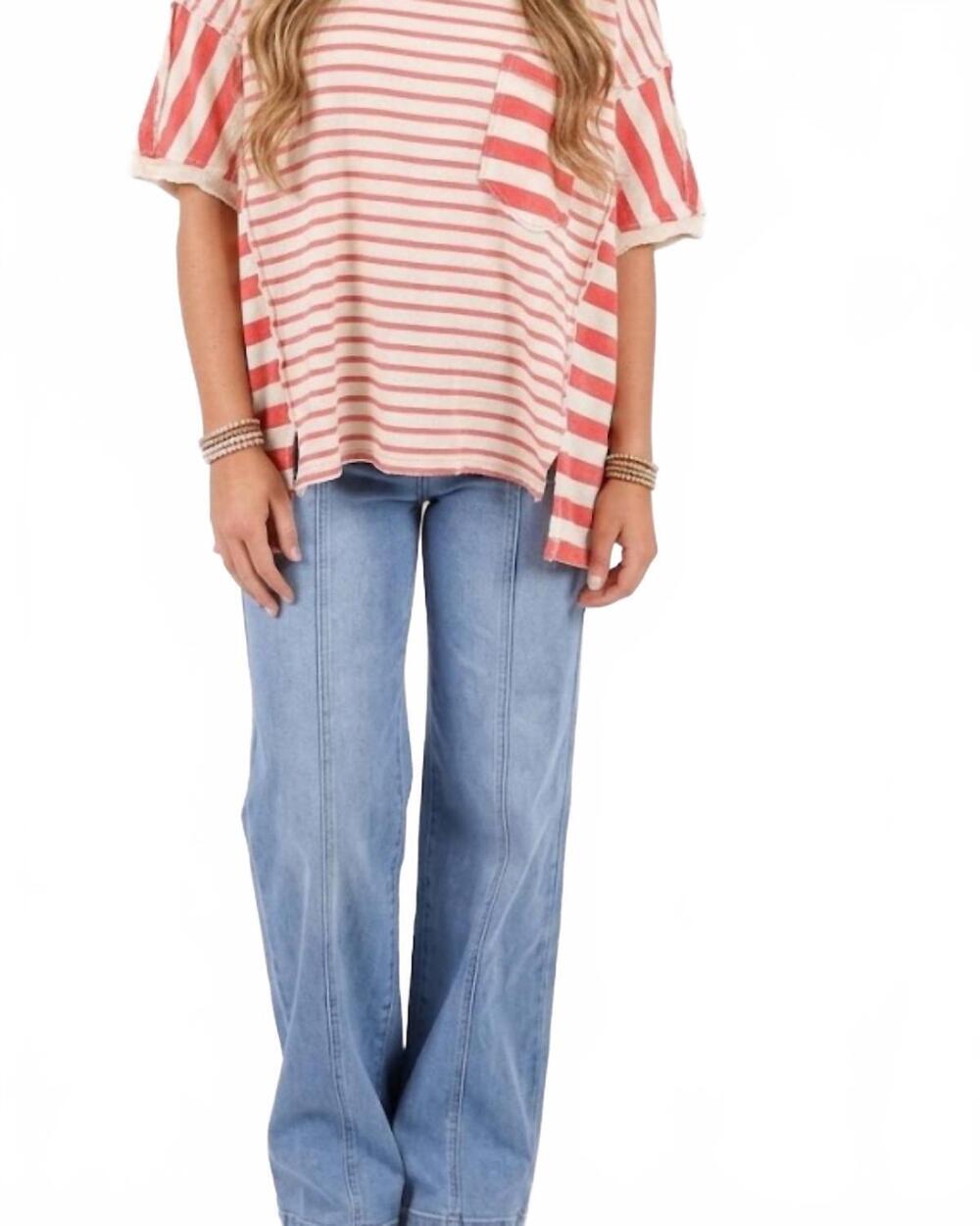 NEW LOVERVET holly high-rise wide leg jeans in blue
